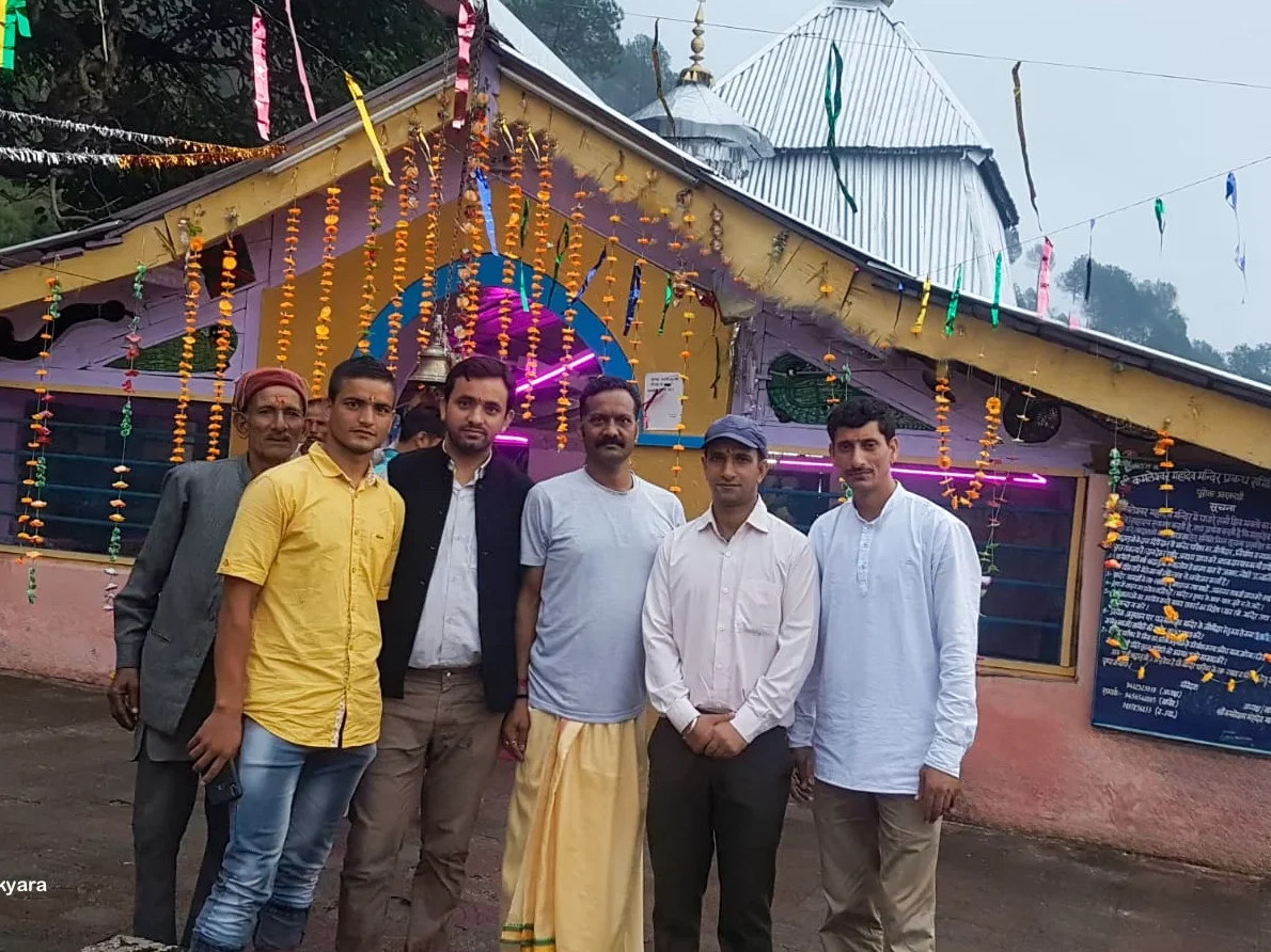 People in temple